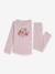 Cotton 1x1 rib pyjamas for children PETIT BATEAU rose 