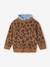 Leopard chambray baby jumper brown 