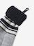 Urban Park beanie + snood + mittens/gloves set for boys marl grey 