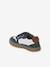 Trainers with Leather Hook-&-Loop Straps for Babies set blue 