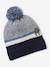 Little Monster Beanie for Boys marl grey 
