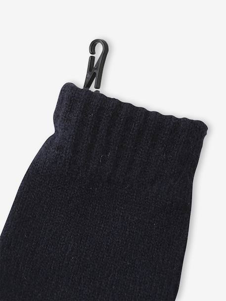 Beanie, Snood & Mittens Set for Baby Boys ink blue 