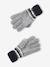 Urban Park beanie + snood + mittens/gloves set for boys marl grey 