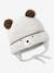 'Bear' Beanie, Snood & Mittens Set for Babies clay beige 