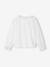 Frilly Shirt in Broderie Anglaise for Girls ecru 