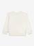 Printed Cotton Sweatshirt with Frills for Girls, PETIT BATEAU ecru 