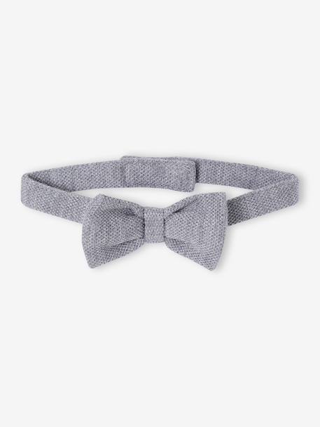 Boys' shirt, bow tie and cardigan set white 