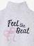 Metallic Sportswear Set for Girls: Sweatshirt & Leggings marl grey 