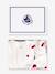 Newborn gift set in PETIT BATEAU velvet white 