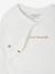 Set of 7 unisex newborn bodysuit week with ENVIE DE FRAISE messages ecru 