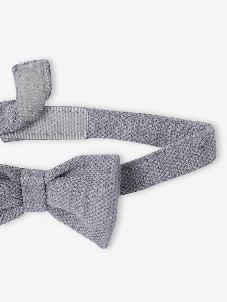 Boys' shirt, bow tie and cardigan set white 