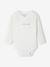 Set of 7 unisex newborn bodysuit week with ENVIE DE FRAISE messages ecru 
