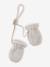 Sherpa Beanie, Snood & Mittens Set for Babies ecru 