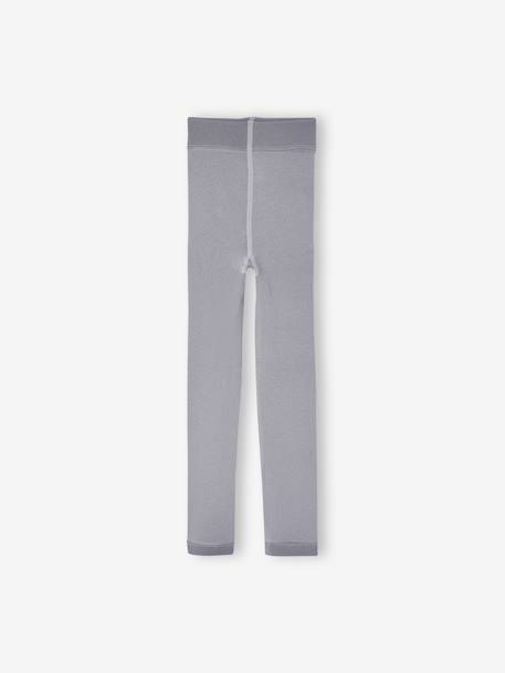 Polar Fleece Leggings for Girls Black+Blue+marl grey+mauve+pearly grey 