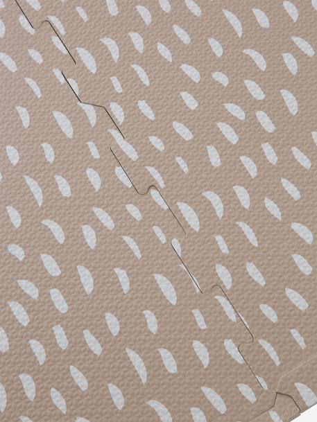 Large 9 Tile Foam Mat ecru+rose 