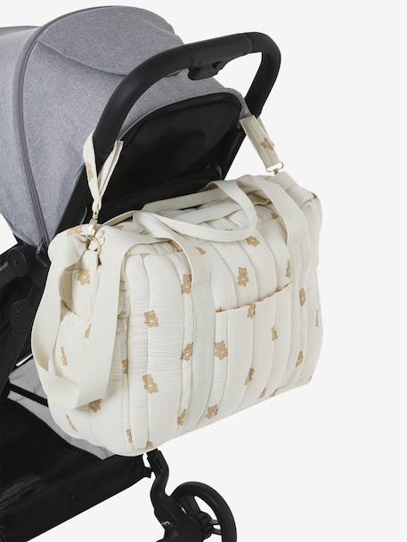24-hour bag MAMA TEDDY cappuccino+ecru 