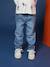 Faded 5-Pocket Straight Leg Jeans for Boys double stone 