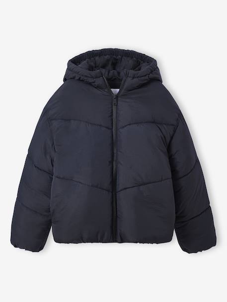 Lightweight Hooded Jacket for Girls, JONEN black 