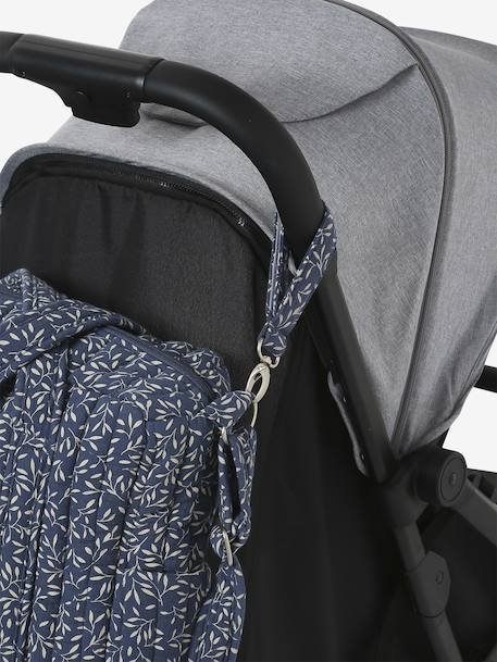 JOIOSA cotton muslin changing bag bronze+ecru+night blue+printed beige 