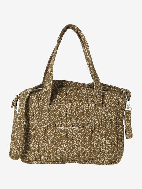 JOIOSA cotton muslin changing bag bronze+ecru+night blue+printed beige 
