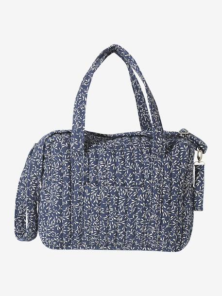 JOIOSA cotton muslin changing bag bronze+ecru+night blue+printed beige 