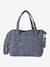 JOIOSA cotton muslin changing bag bronze+ecru+night blue+printed beige 