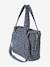 JOIOSA cotton muslin changing bag bronze+ecru+night blue+printed beige 