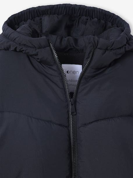 Lightweight Hooded Jacket for Girls, JONEN black 