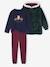 Boys' pyjama and hooded sweatshirt set green 