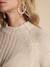 Knitted Dress for Maternity by Envie de Fraise beige+pearly grey 