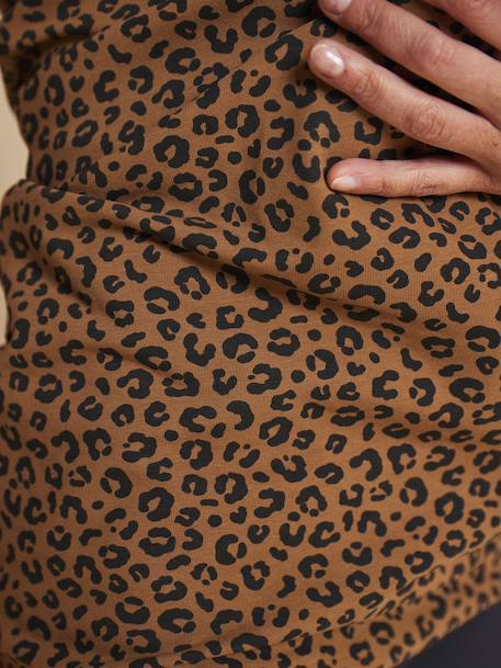 Belly band for pregnant women leopard print ENVIE DE FRAISE taupe 