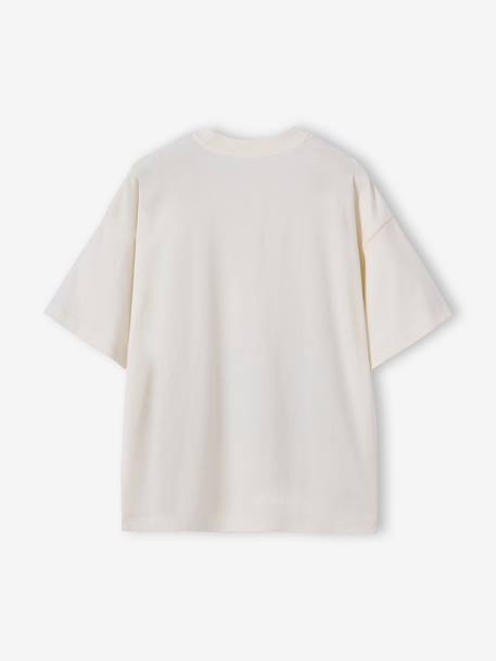 Oversized Photo-print T-Shirt, JONEN ecru 