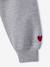 Zip-Up Hooded Sweatshirt for Girls, JONEN marl grey 