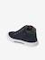 High-Top Leather Shoes for Boys brown+navy blue 