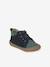 Soft Leather Lace-Up Boots, Designed for First Steps blue+camel+khaki+navy blue+set blue 