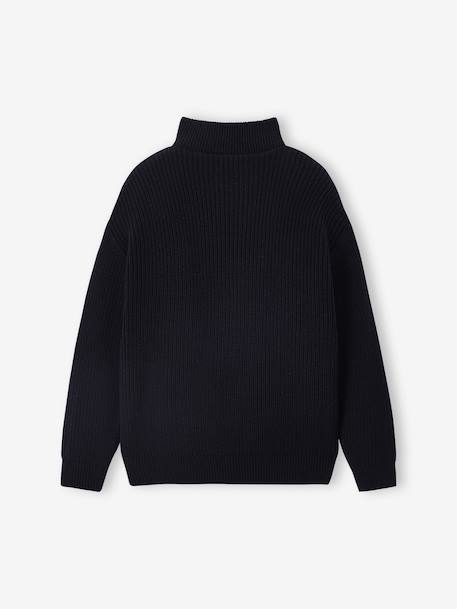 Funnel-Neck Jumper for Boys, JONEN anthracite 