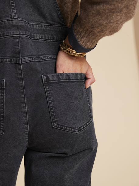 Wide Leg Dungarees for Maternity, ENVIE DE FRAISE anthracite 
