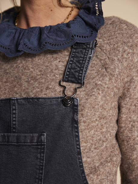 Wide Leg Dungarees for Maternity, ENVIE DE FRAISE anthracite 