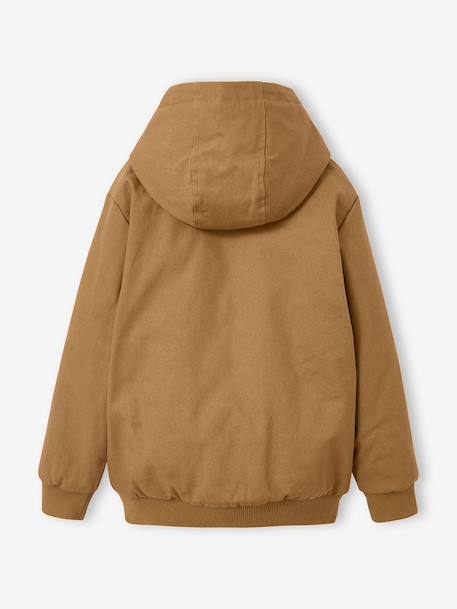 Canvas Jacket, JONEN caramel+slate grey 