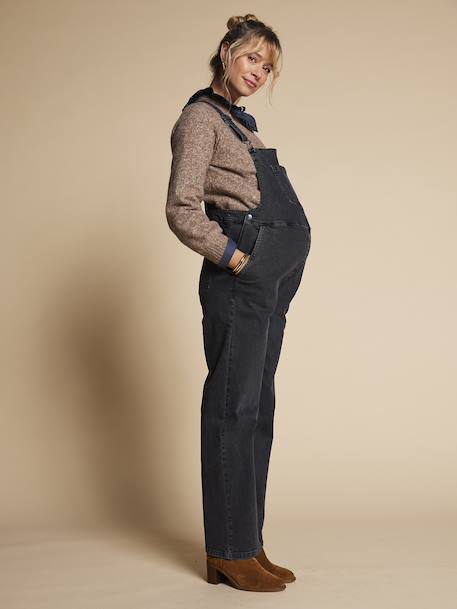 Wide Leg Dungarees for Maternity, ENVIE DE FRAISE anthracite 