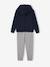 Hooded Sweatshirt & Joggers Sportswear Set for Girls navy blue 