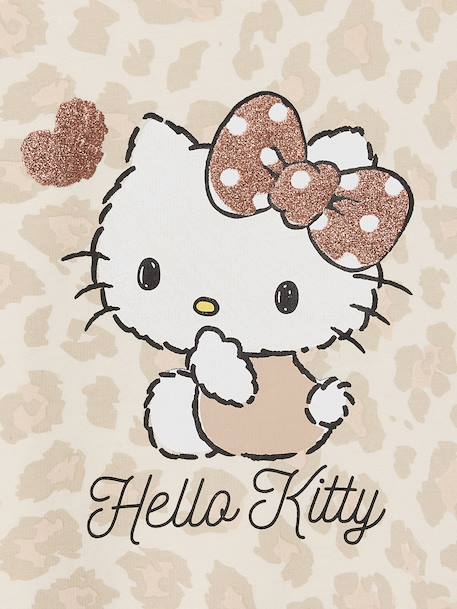 HELLO KITTY® leopard print girl's sweatshirt ecru 