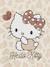HELLO KITTY® leopard print girl's sweatshirt ecru 