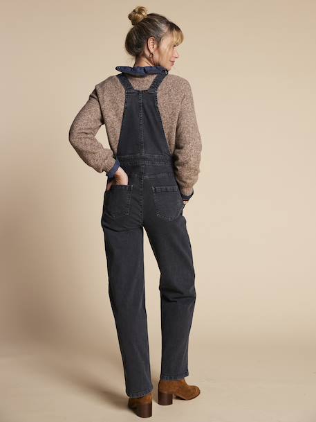 Wide Leg Dungarees for Maternity, ENVIE DE FRAISE anthracite 