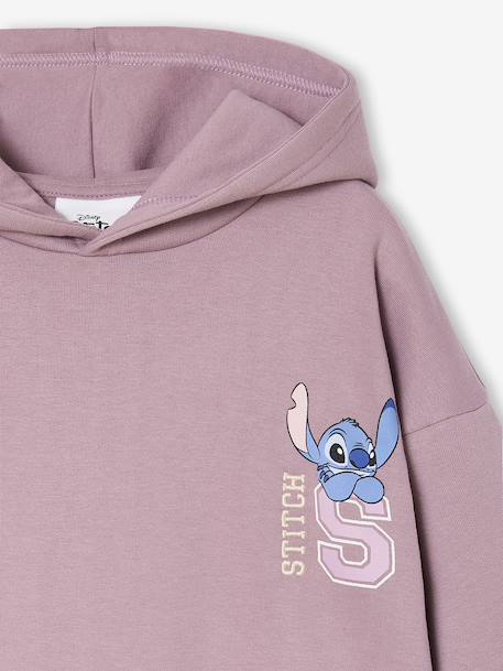 Disney® LILO & STITCH girl's fleece sportswear sweatshirt + trouser set violet 