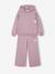 Disney® LILO & STITCH girl's fleece sportswear sweatshirt + trouser set violet 