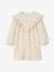 Floral Dress in Cotton Gauze for Girls ecru 