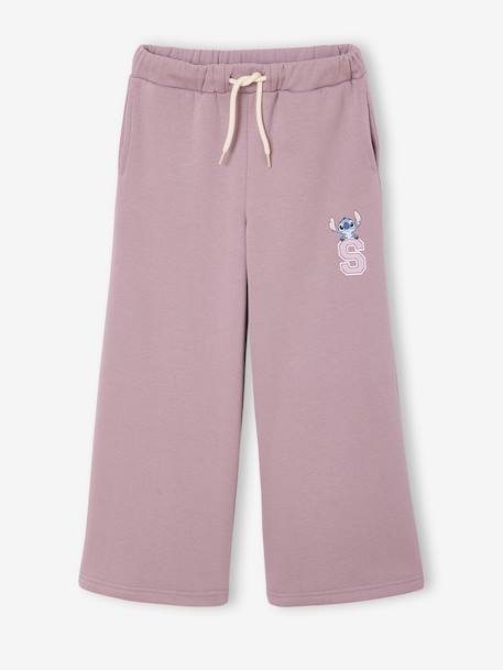 Disney® LILO & STITCH girl's fleece sportswear sweatshirt + trouser set violet 