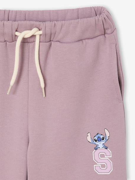 Disney® LILO & STITCH girl's fleece sportswear sweatshirt + trouser set violet 