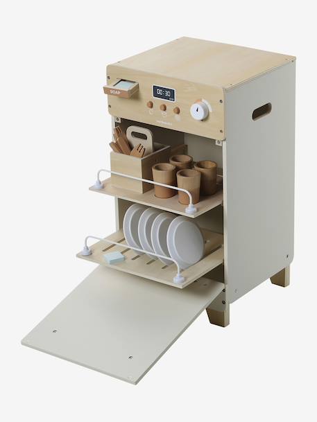 FSC® wooden dishwasher white 